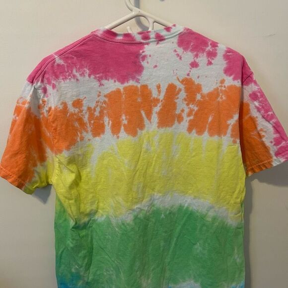 Liquid Blue Woodstock Rainbow Tie Dye T Shirt 3 Days of Peace Music & Love large - Picture 6 of 6